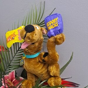 Scooby-Doo Plush Toy with Scooby Snacks Vintage NWT Cartoon Network